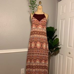 Alya Boho Maxi Dress with POCKETS!